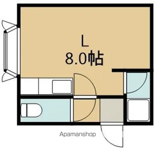 ハッピーハイム柳町【2階】の間取り